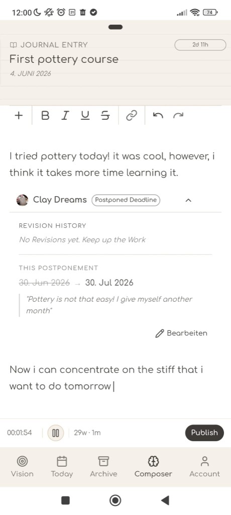 ProjectME journal